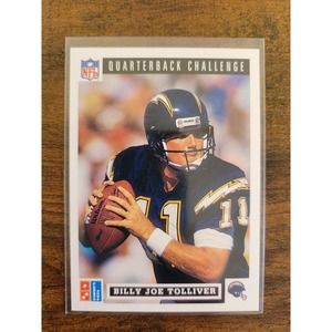 1991 Upper Deck Domino's Quarterback Challenge #25 Billy Joe Tolliver Fresh Pull